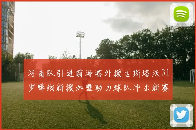 河南队引进前海港外援古斯塔沃31岁锋线新援加盟助力球队冲击新赛季